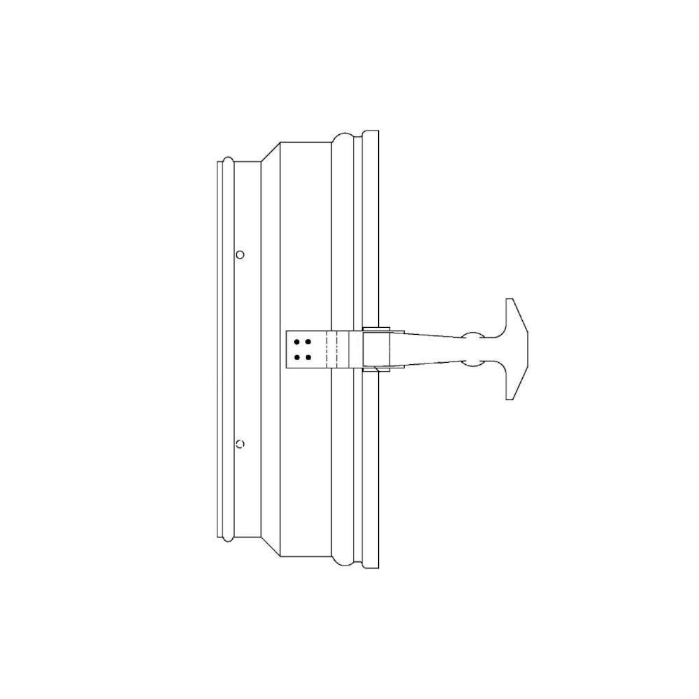 Air spigot, female, RAL 6031