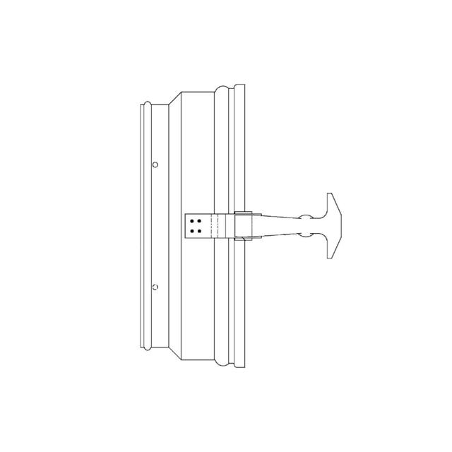 Air spigot, female, RAL 6031