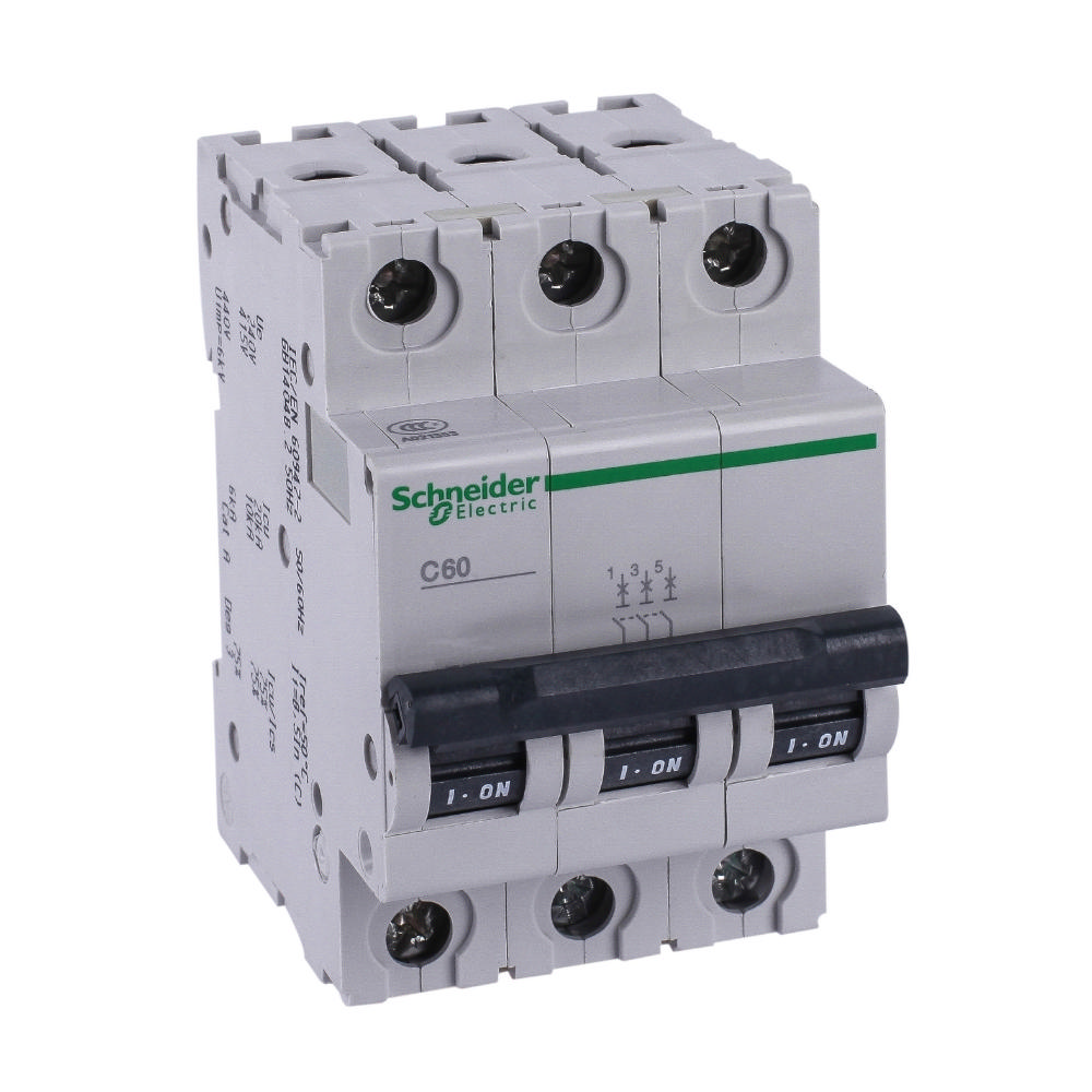Fuse, automatic C60N 3P C16A C 6kA