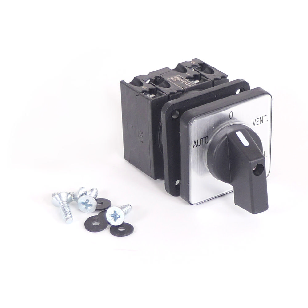 Contactor, switch, mode selector AUTO 0 VENT. MAN. (Telux)