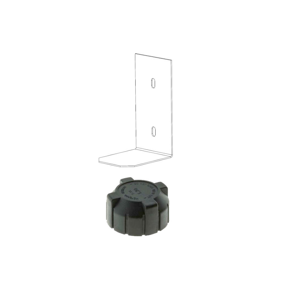 Lid for glycol container and safety plate