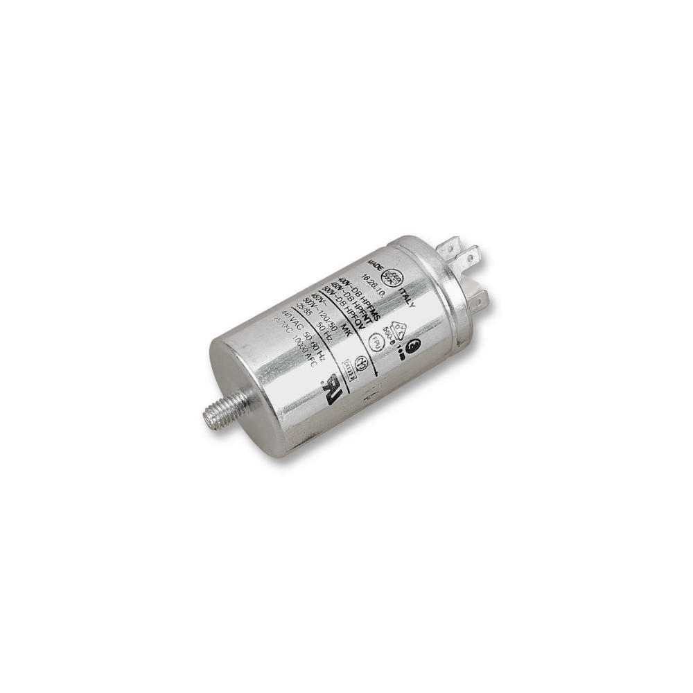 Capacitor, run, 450V, 2µF, 5%, S2, M8x12