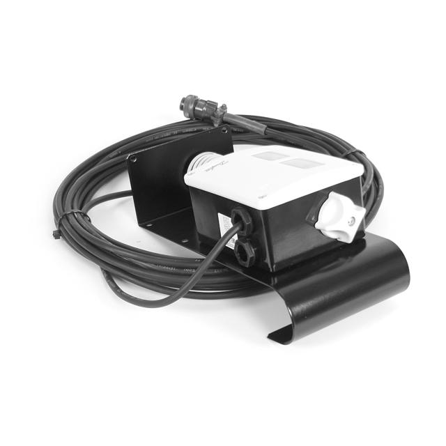 Thermostat with cable and plug