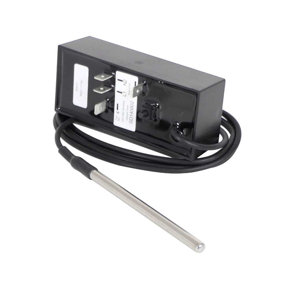 Controller for defrosting, with NTC sensor