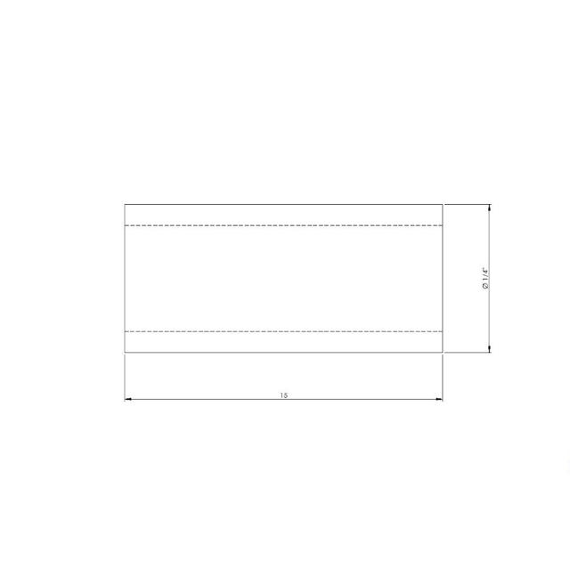 Plastic insert for 1/4