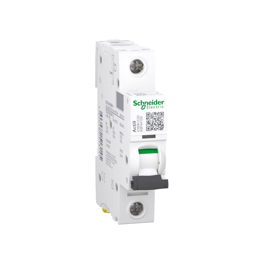 Contactor, switch, MCB 20A