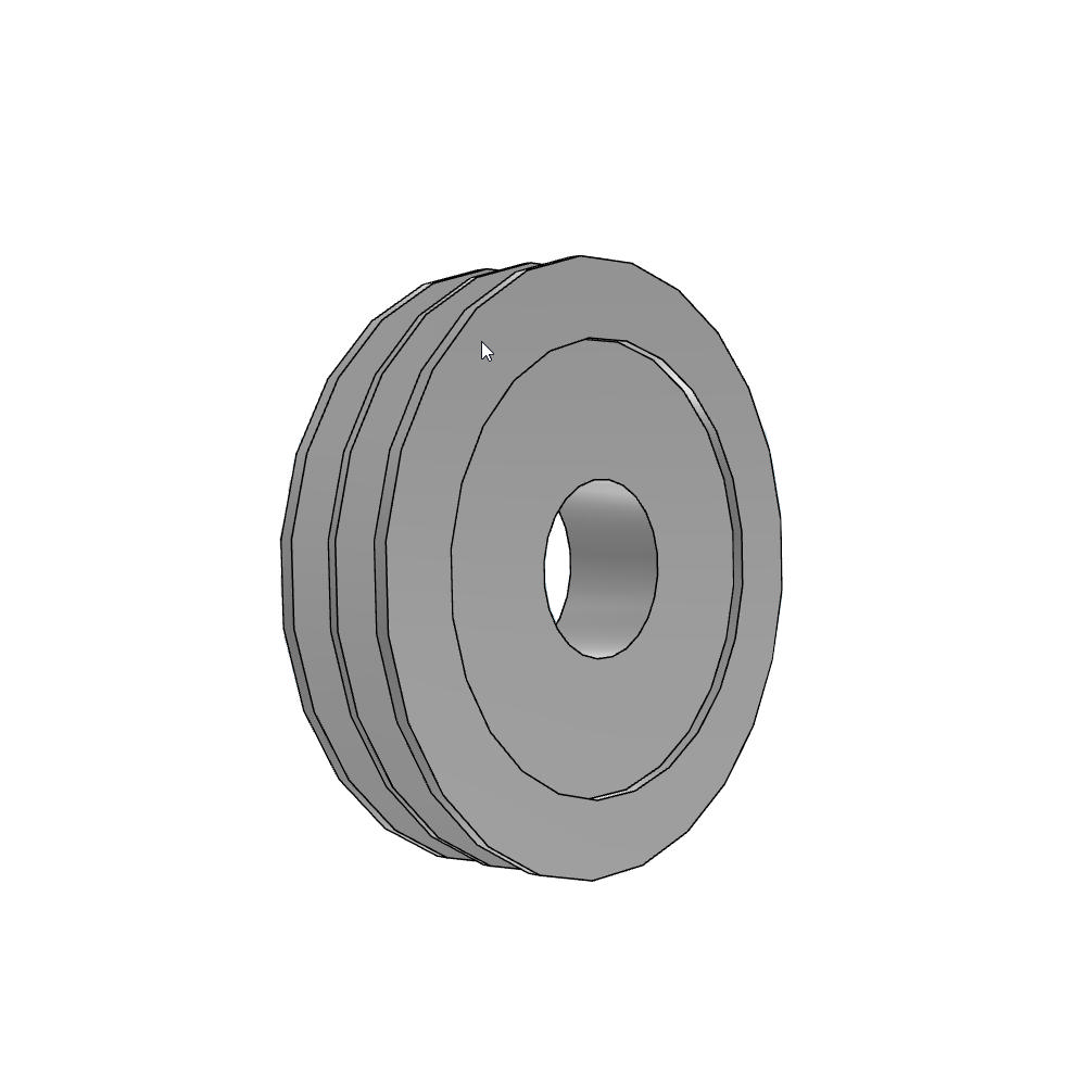 Pulley CI 100 x 2SPA (18/1412)