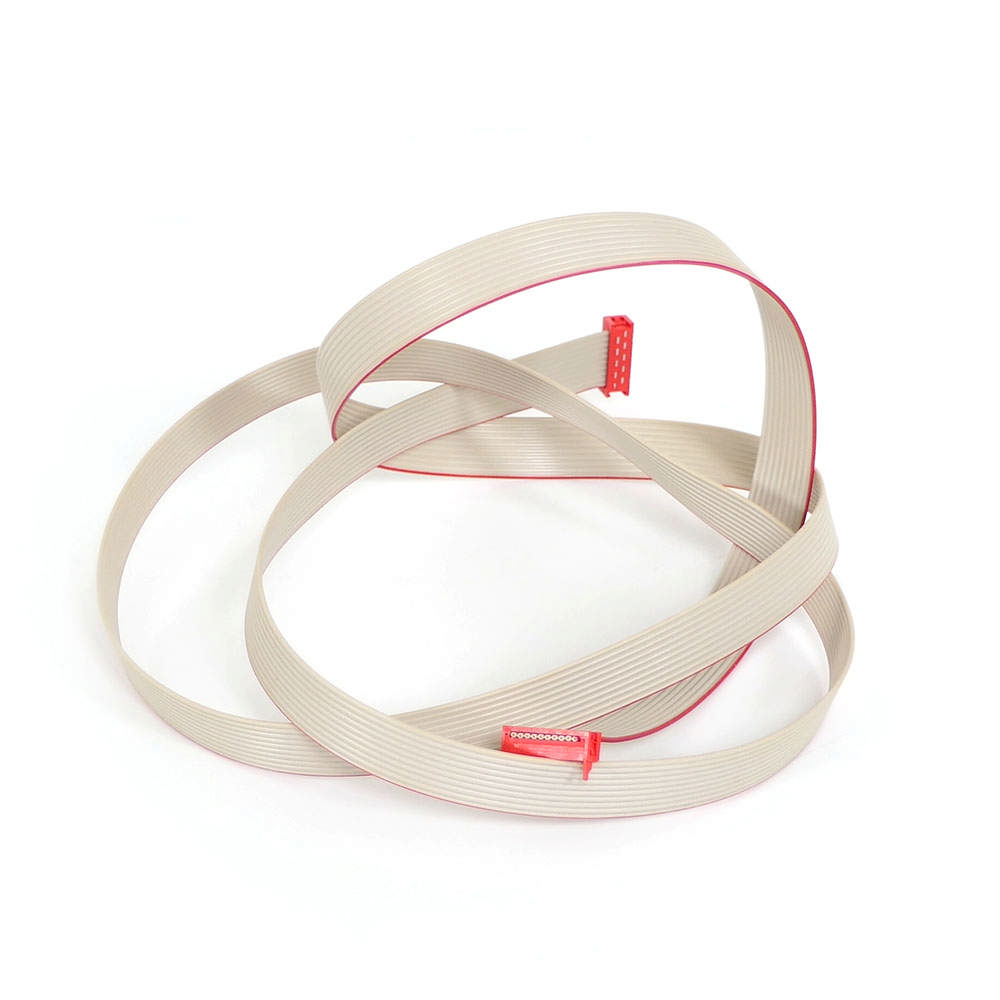 Flat cable, LEDs for operating signals