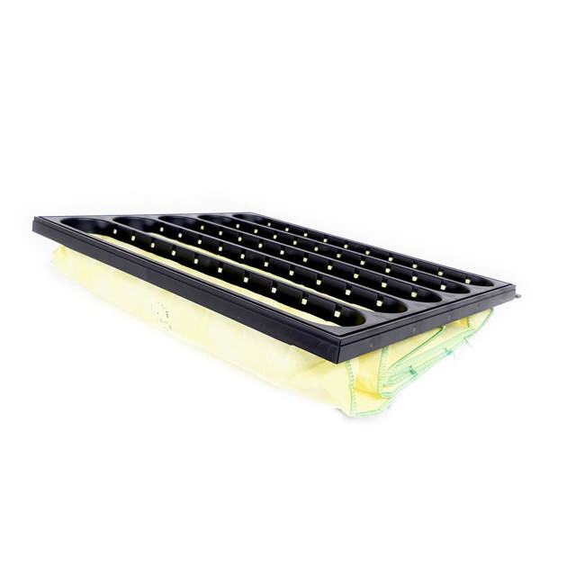 Bag filter, M5, 490 x 592 x 370-05-25, plastic frame/glass fibre