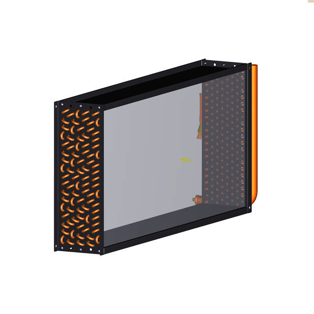 Evaporator coil, Af 5/10 Pos H Eco 1022p2108114025e01 17 Iht.A